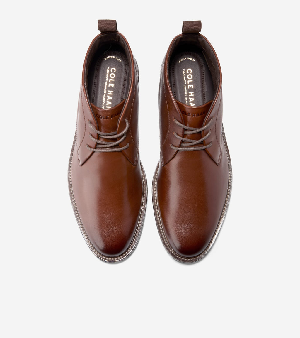 Men's Roundhill Grand Waterproof Chukka Boots-Woodbury-Dark Natural