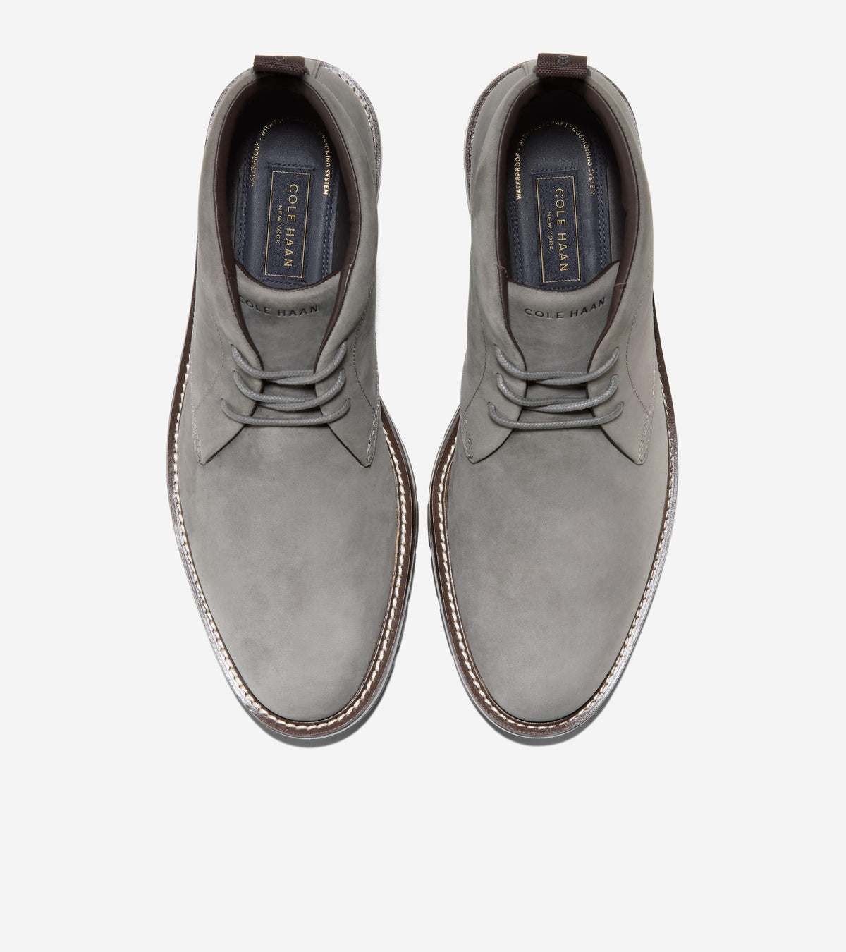 Men's Roundhill Grand Waterproof Chukka Boots-Steel Gray-Light Natural
