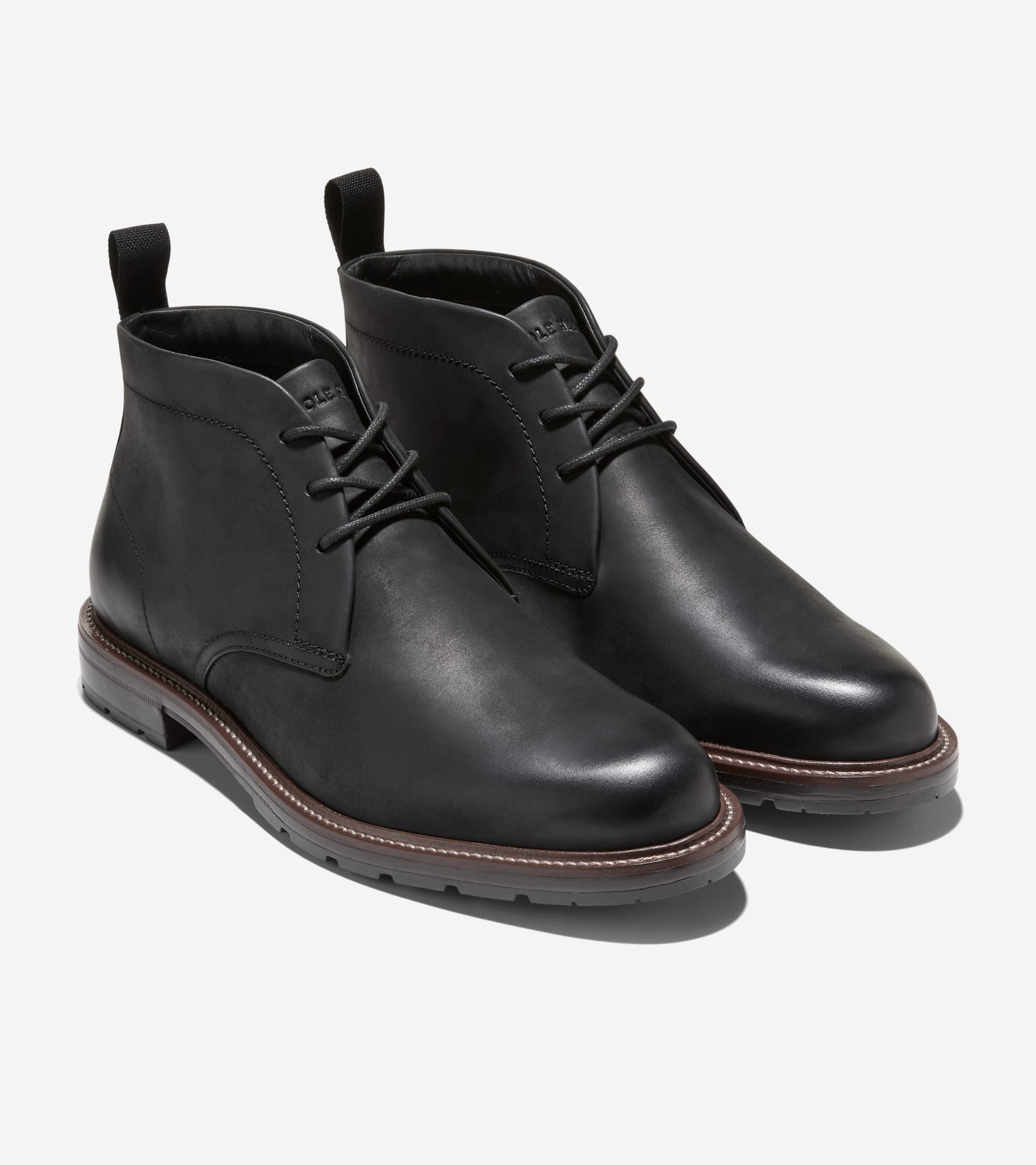 Men's Roundhill Grand Waterproof Chukka Boots-Black-Dark Natural