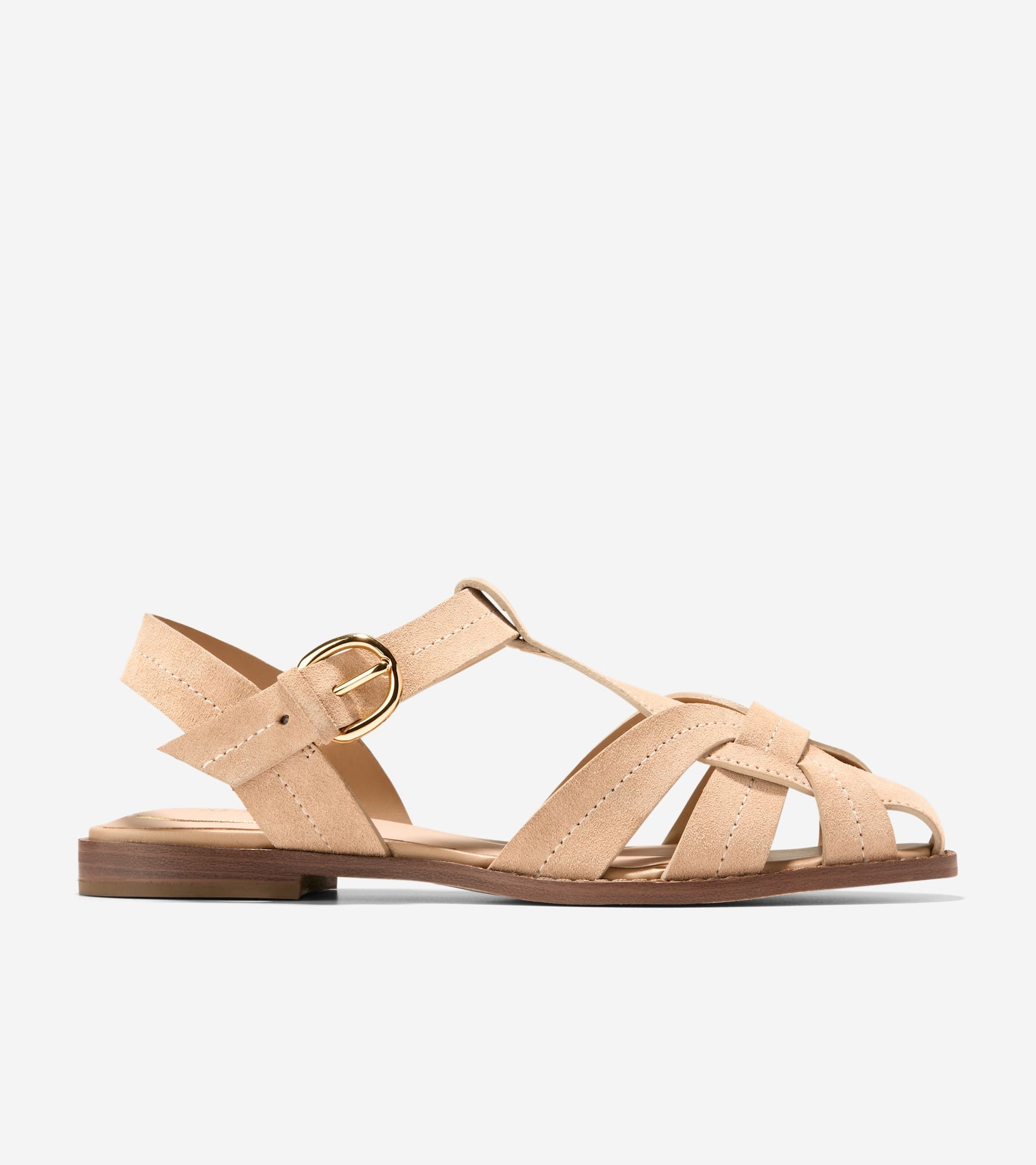 Women's Rosette Fisherman Sandals-Tuscan Sand