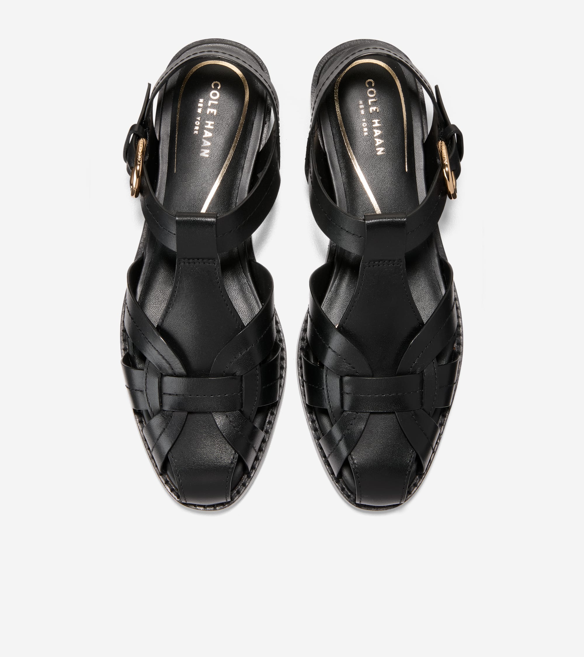 Women's Rosette Fisherman Sandals in Black | Cole Haan
