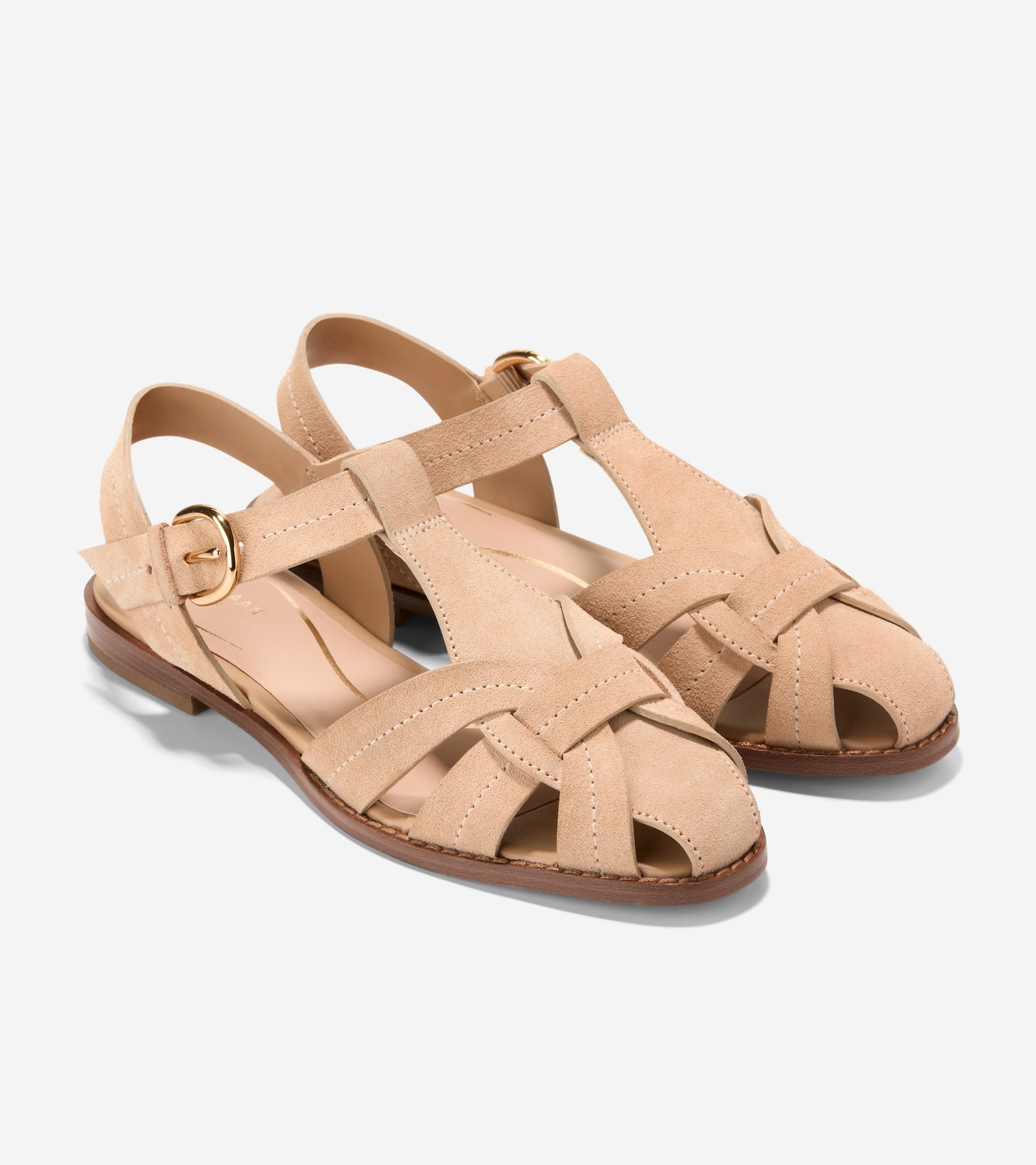 Women's Rosette Fisherman Sandals-Tuscan Sand
