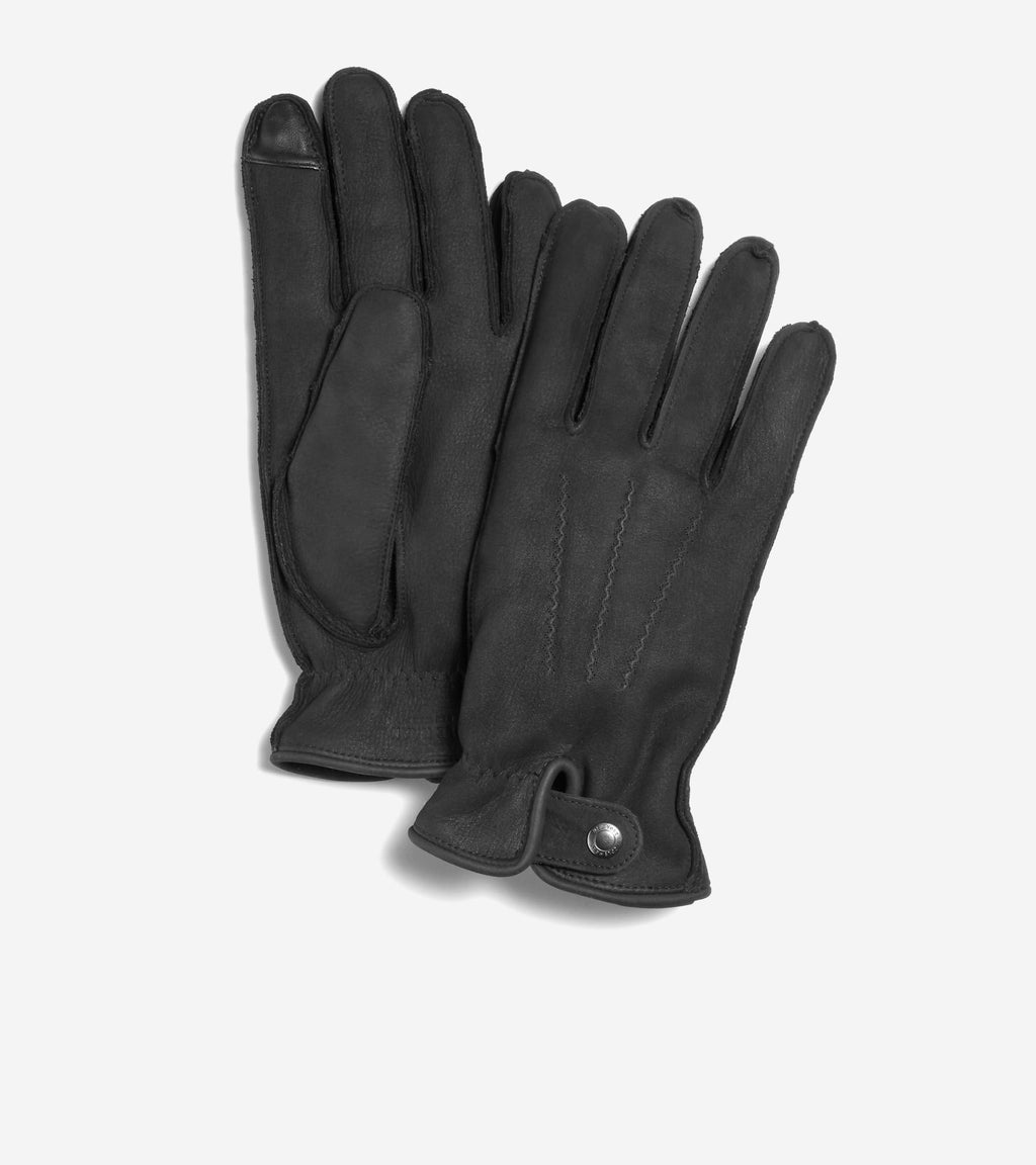 Men's Rugged Points Gloves-Black