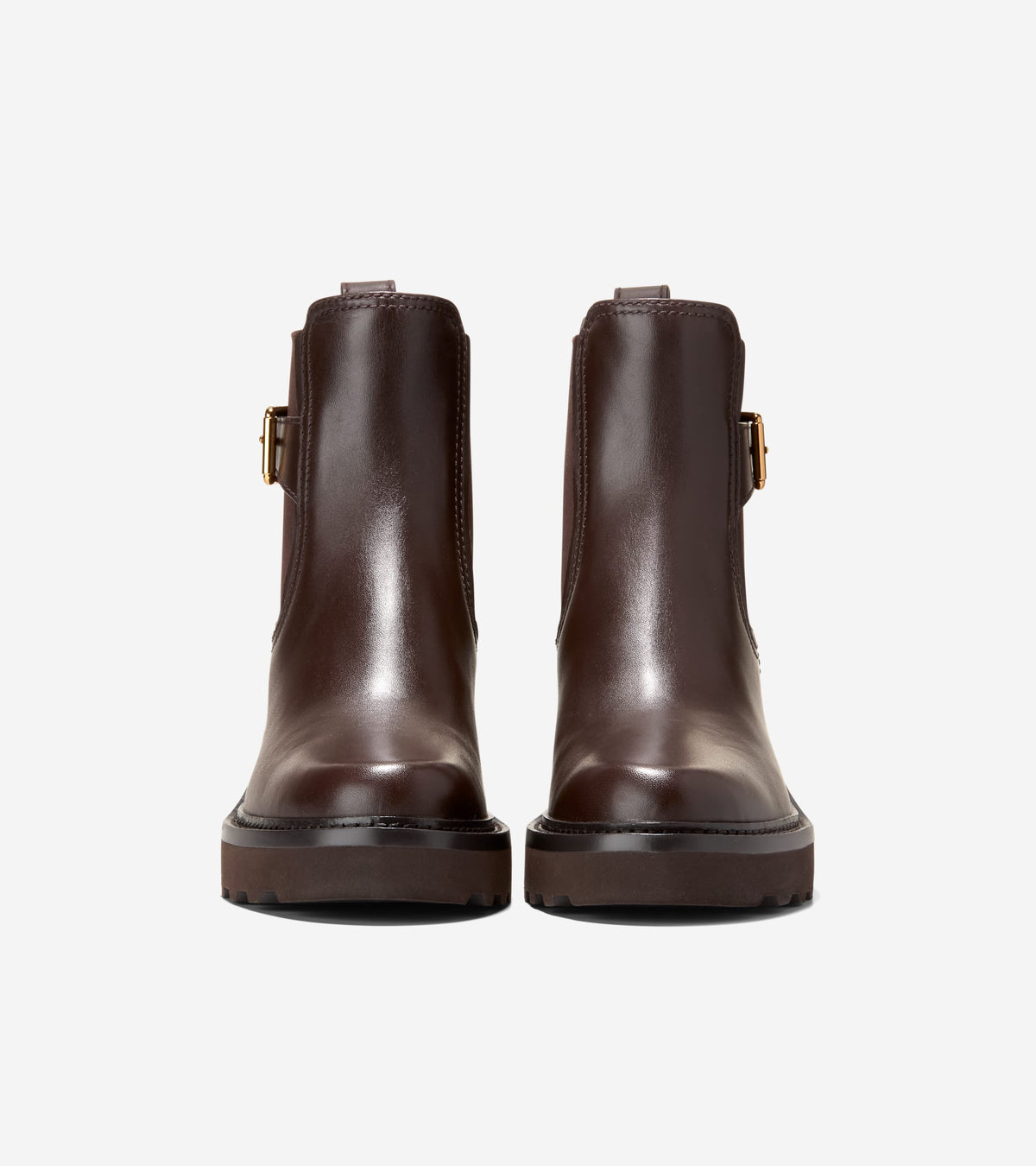 Women's Shibley Waterproof Lug Buckle Booties-Madeira Brown
