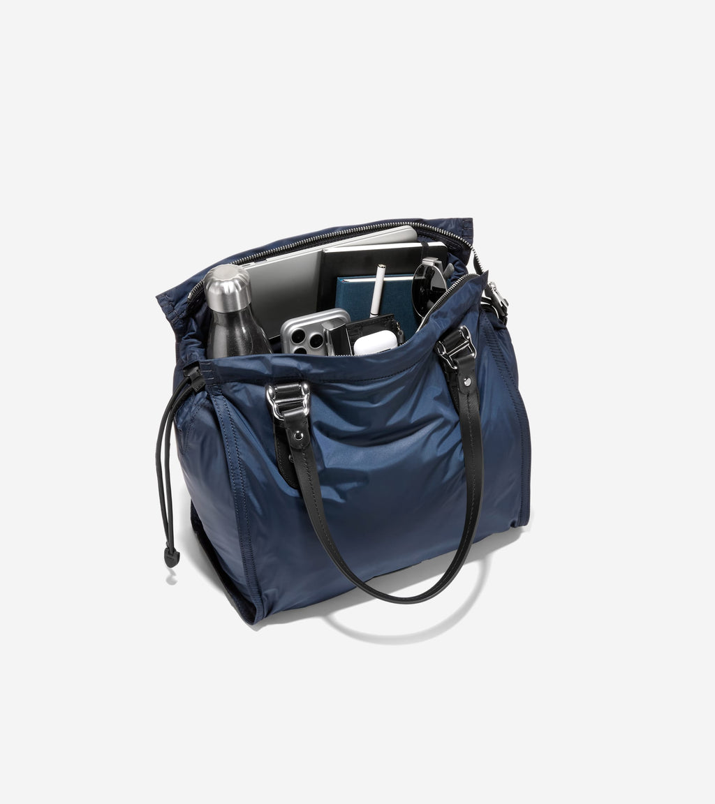 Women's Shibuya North South Nylon Tote Bag-Midnight Moon