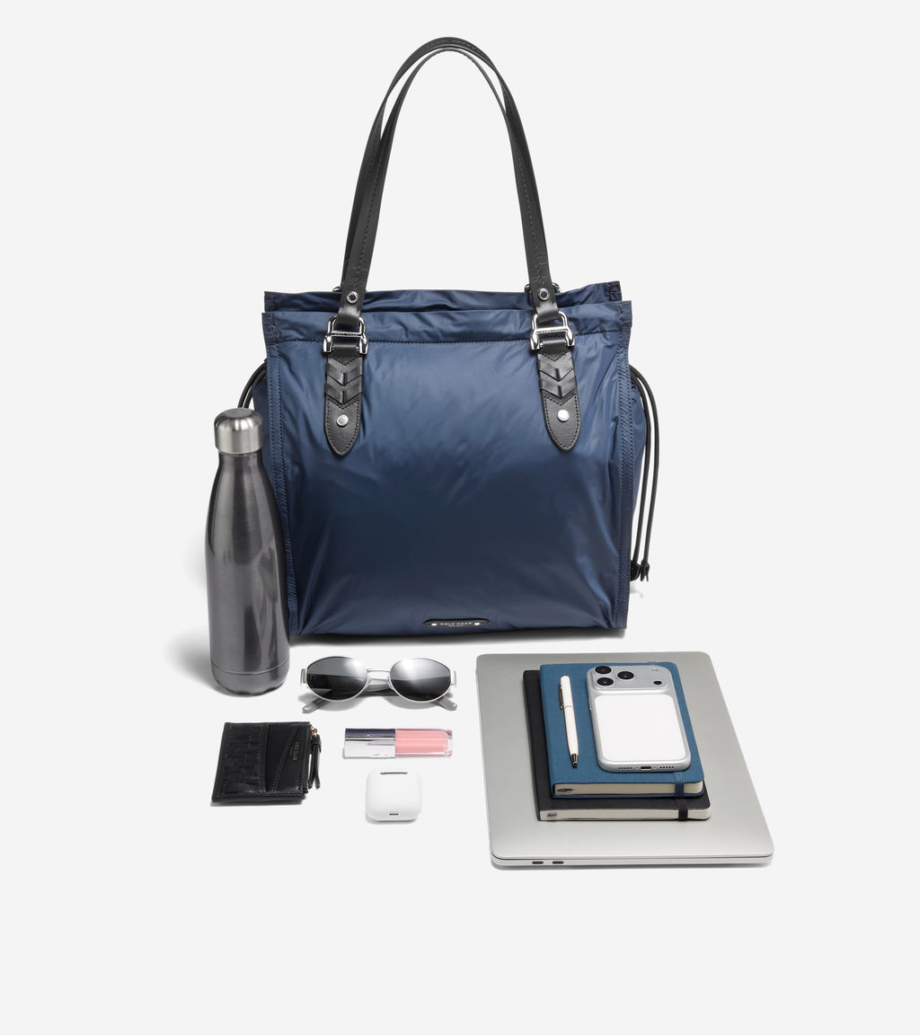 Women's Shibuya North South Nylon Tote Bag-Midnight Moon