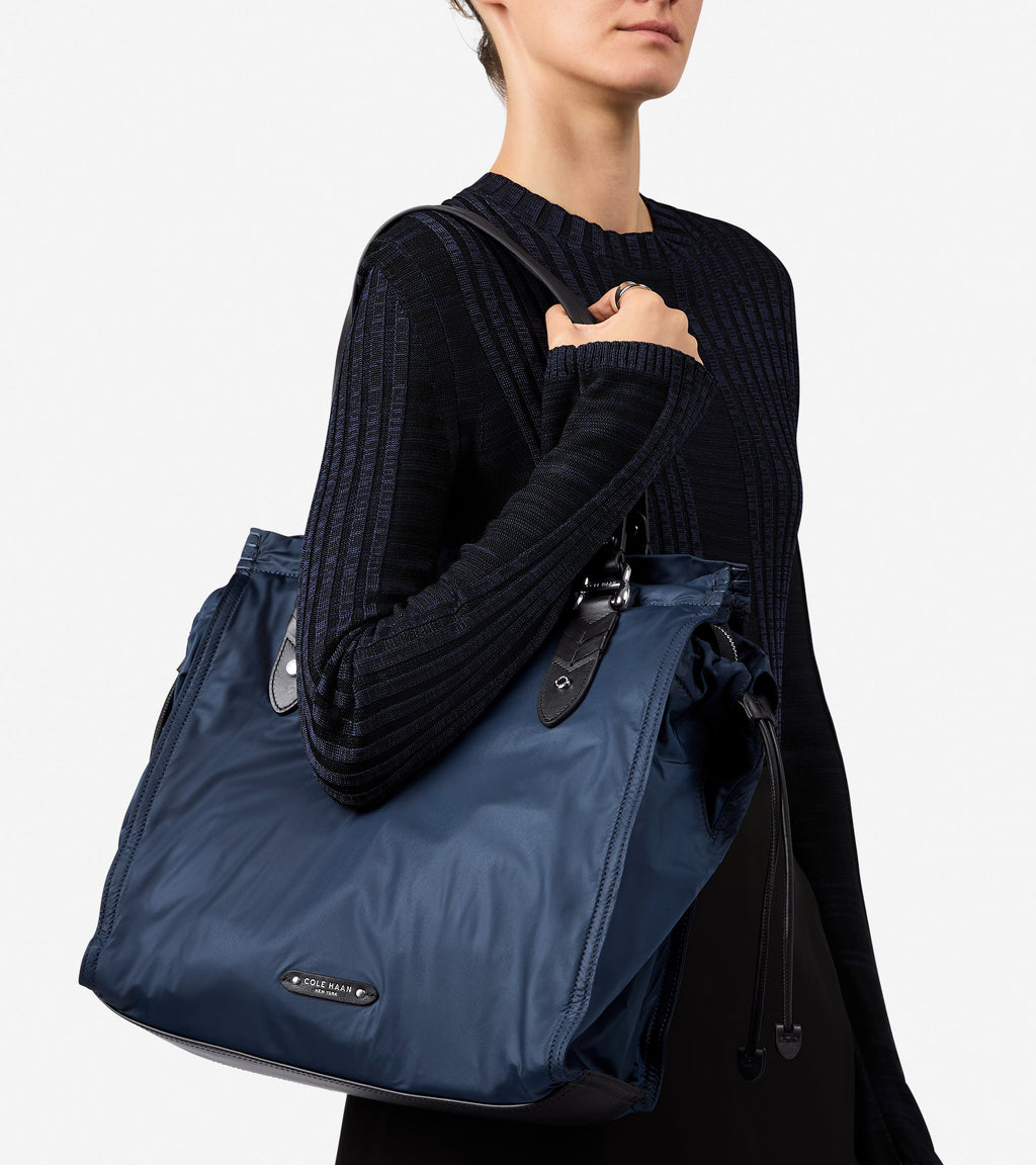 Women's Shibuya North South Nylon Tote Bag-Midnight Moon