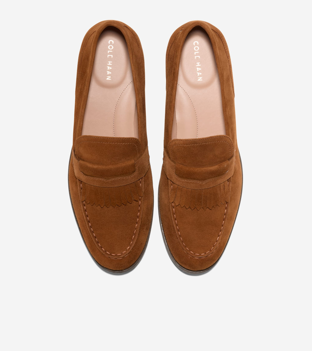 Women's Stassi Kiltie Loafers-Tobacco