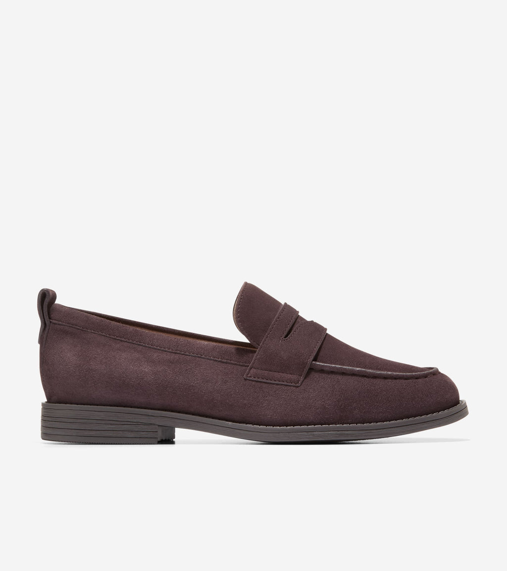 Women's Stassi Penny Loafers-Dark Chocolate