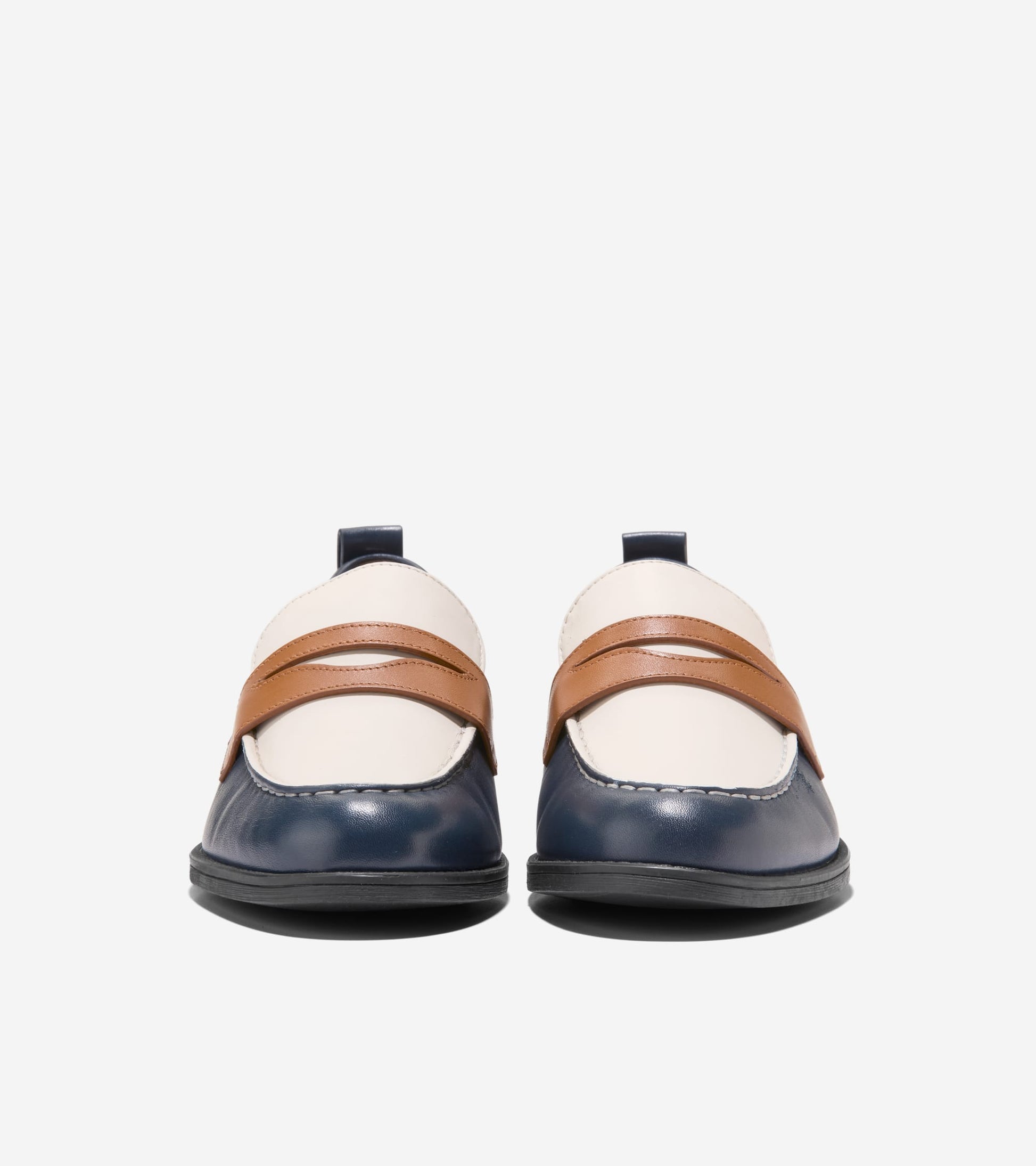 Women's Stassi Penny Loafers-Navy-Ivy-Pecan