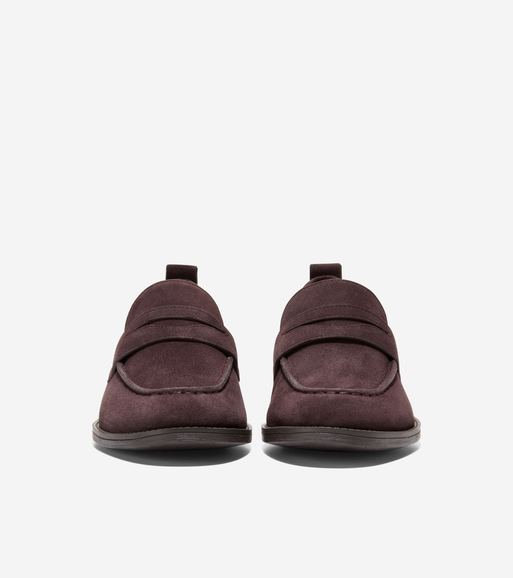 Women's Stassi Penny Loafers-Dark Chocolate