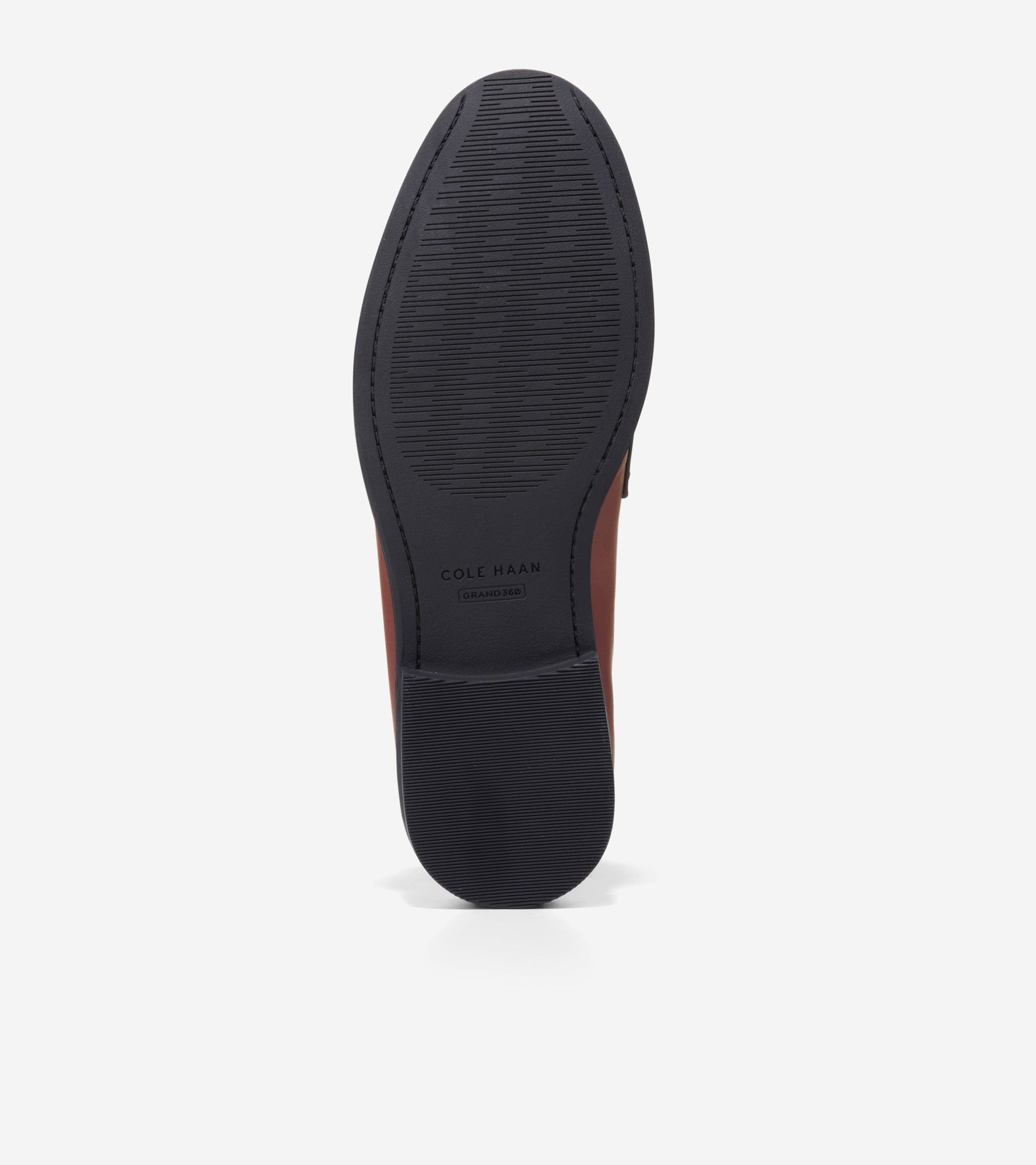 Women's Stassi Penny Loafers-Dark Cuoio-White-Black