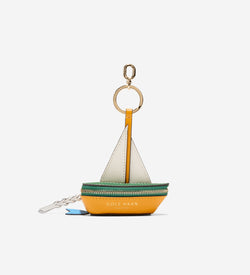Women's Staying Afloat Coin Pouch-Multi Color Sailboat