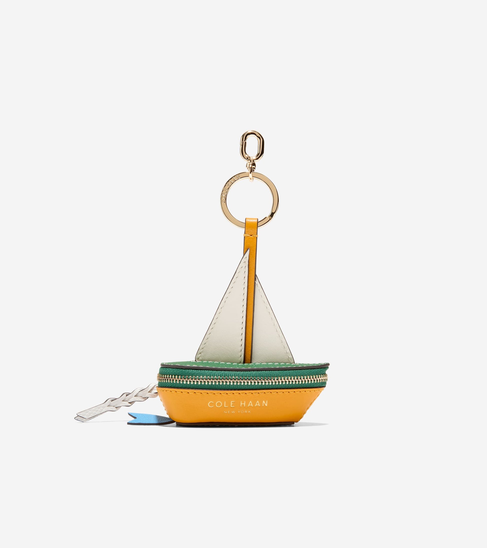 Women's Staying Afloat Coin Pouch-Multi Color Sailboat