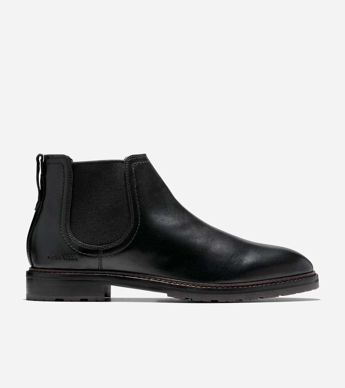 Men's Stockbridge Chelsea Waterproof Boots-Black