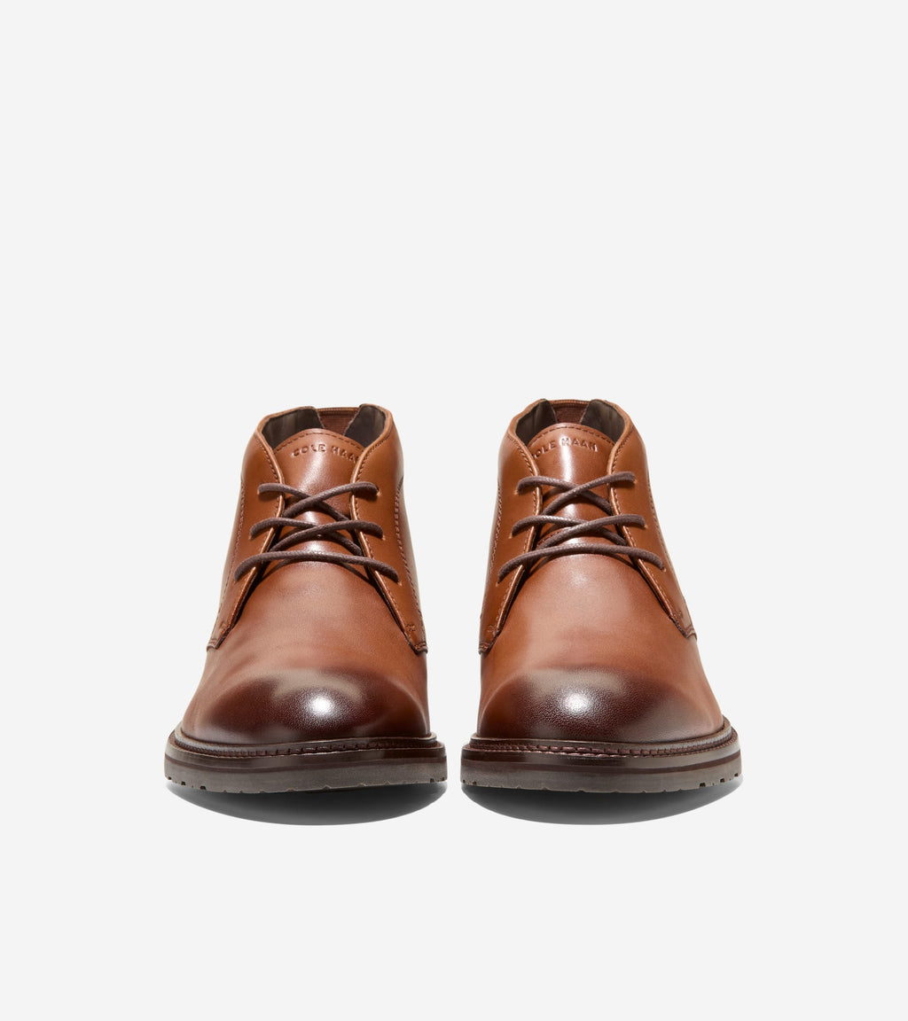 Men's Stockbridge Chukka Waterproof Boots-British Tan-Dark Natural