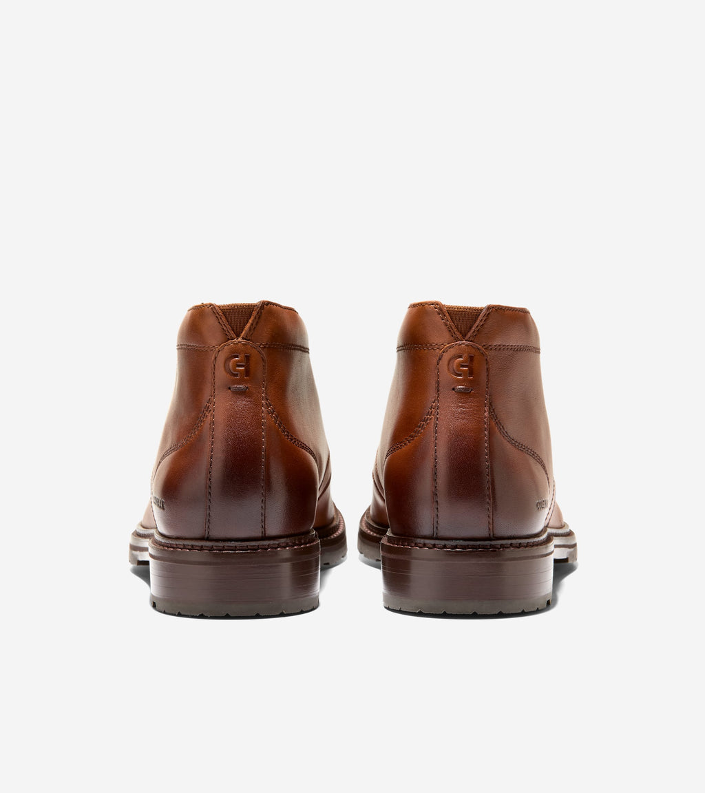 Men's Stockbridge Chukka Waterproof Boots-British Tan-Dark Natural