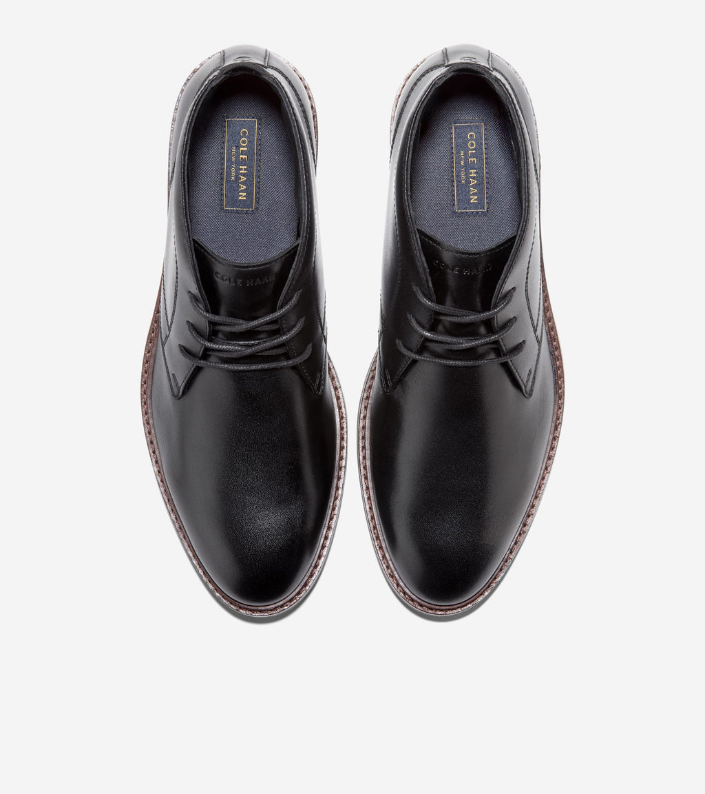 Men's Stockbridge Chukka Waterproof Boots-Black-Dark Natural