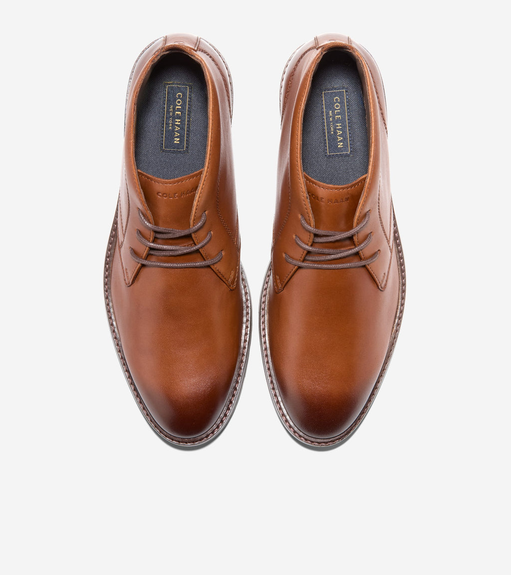 Men's Stockbridge Chukka Waterproof Boots-British Tan-Dark Natural