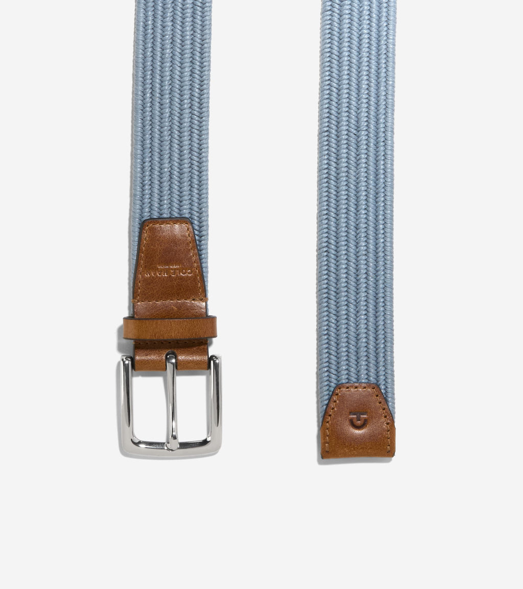 Men's Stretch Web Belt-Dusty Blue