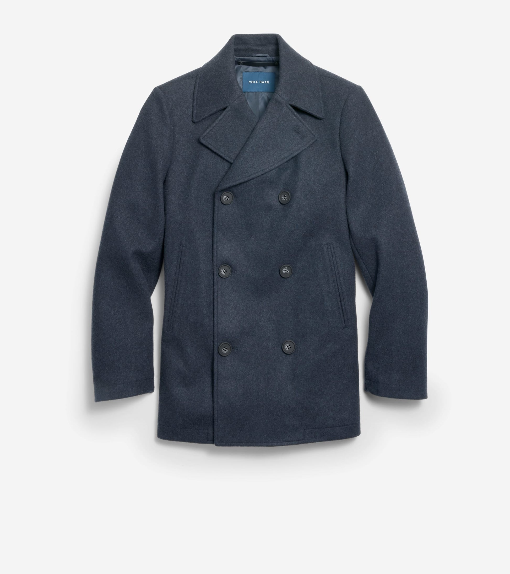 Men's Wool Peacoat-Navy
