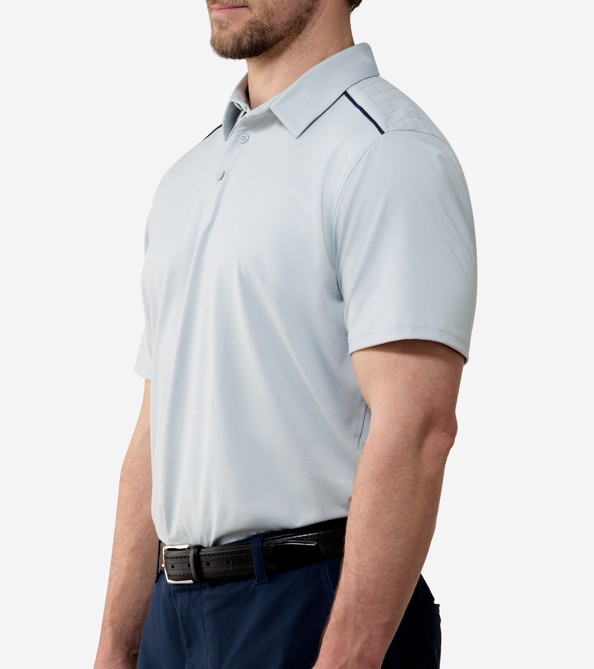 Men's SkyWeave™ Polo Shirt in Grey | Cole Haan