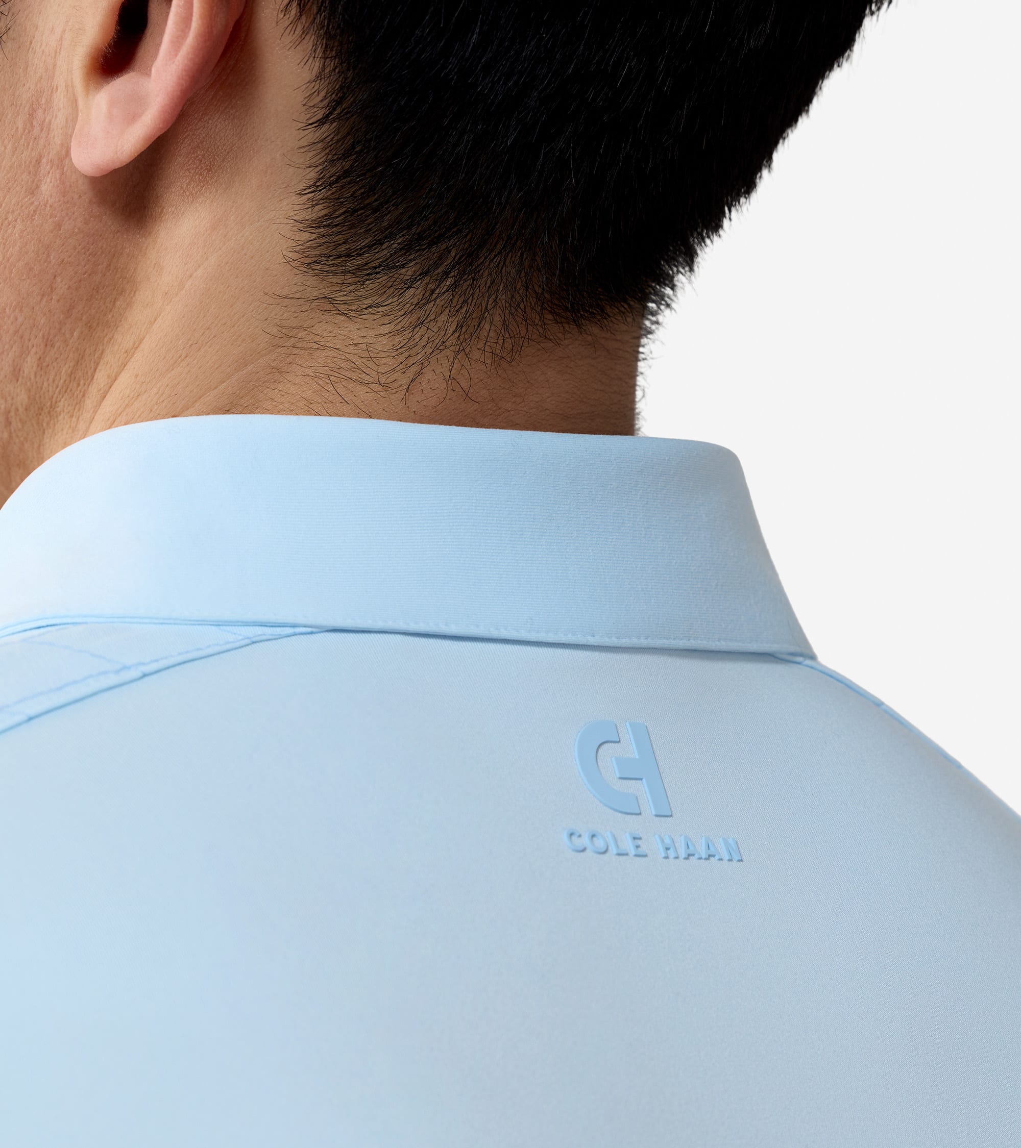 Men's SkyWeave™ Polo Shirt in Blue | Cole Haan