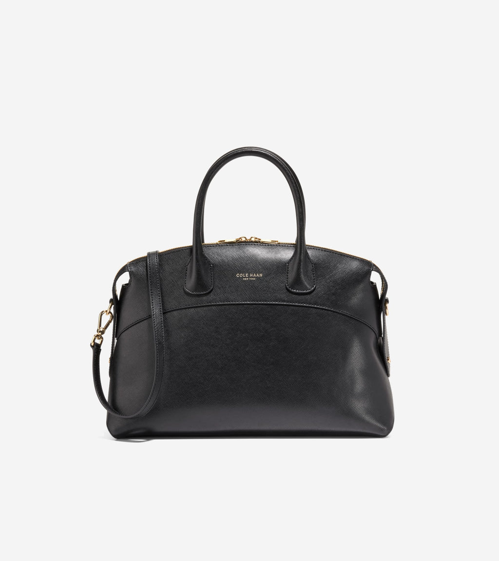Women's Lady Satchel-Black