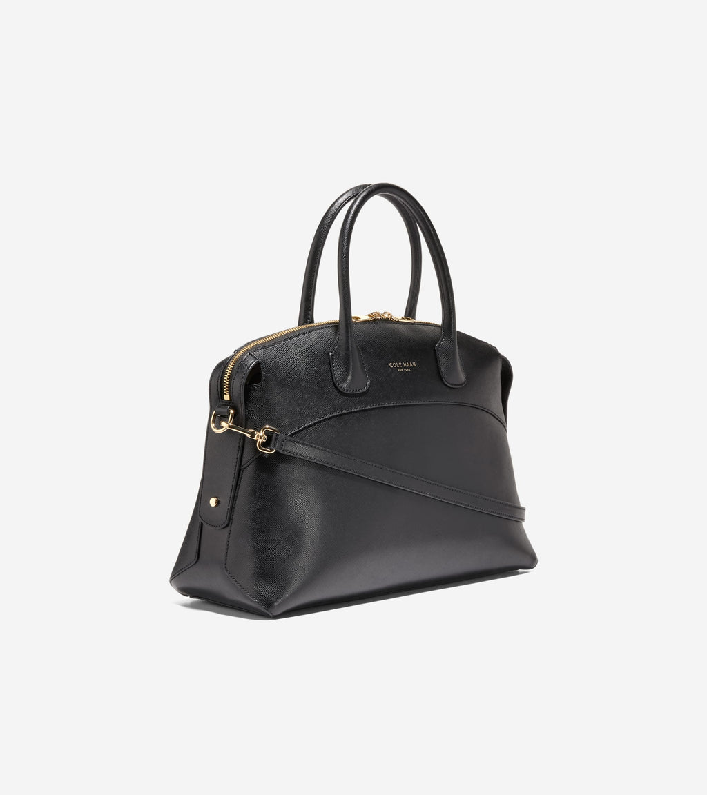Women's Lady Satchel-Black