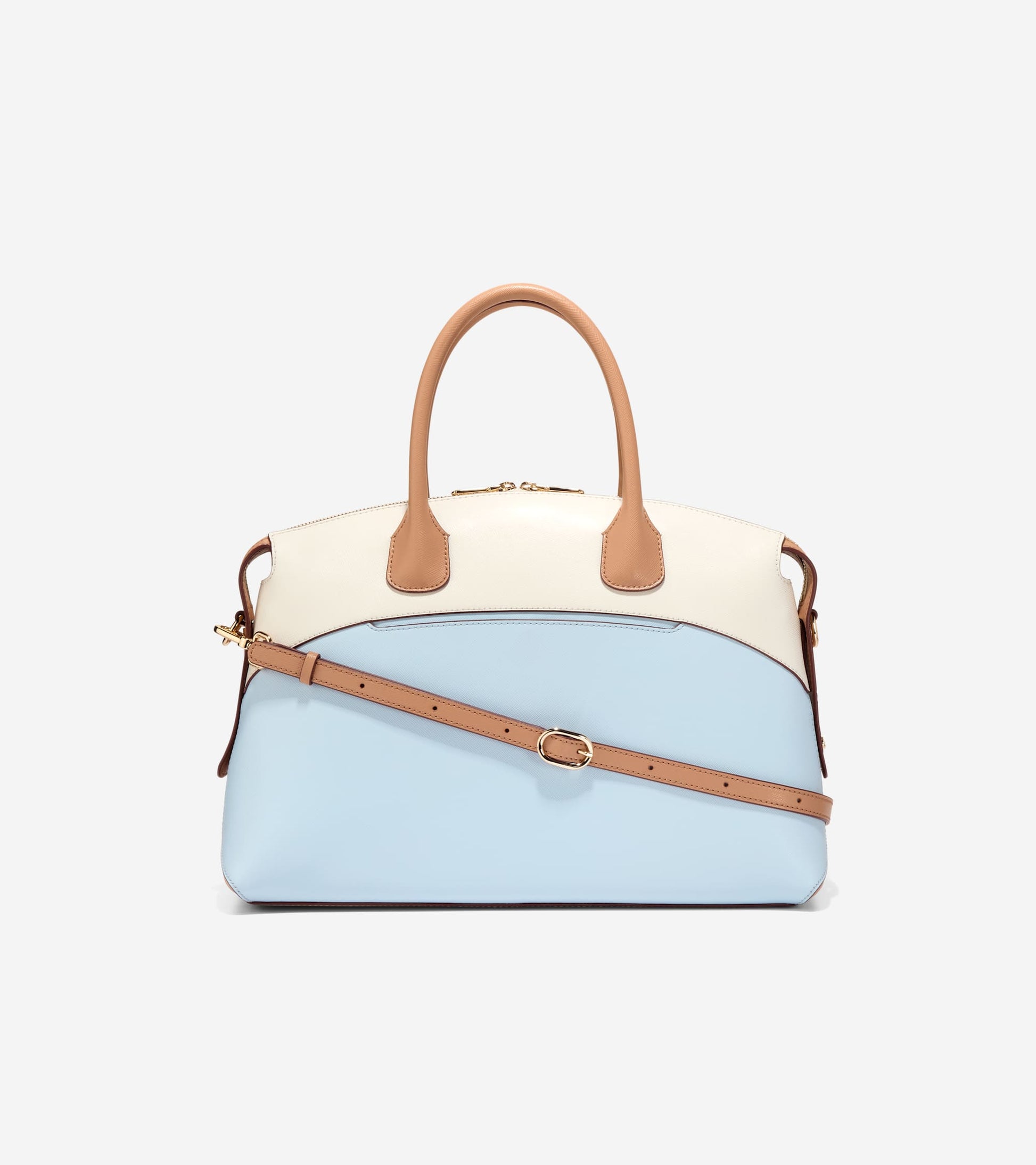 Women's Lady Satchel-Biscuit-Ballad Blue-Egret