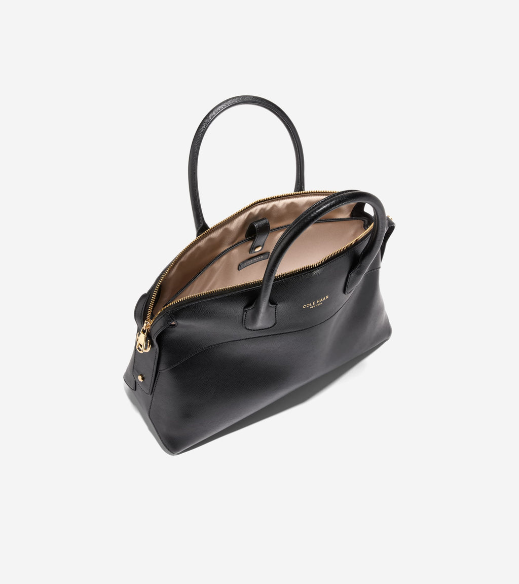 Women's Lady Satchel-Black