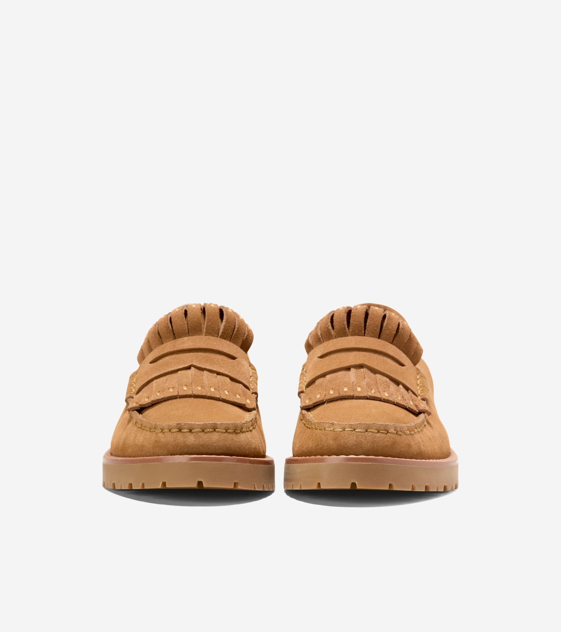 Women's Treena Lug Kiltie Loafers-Golden Honey