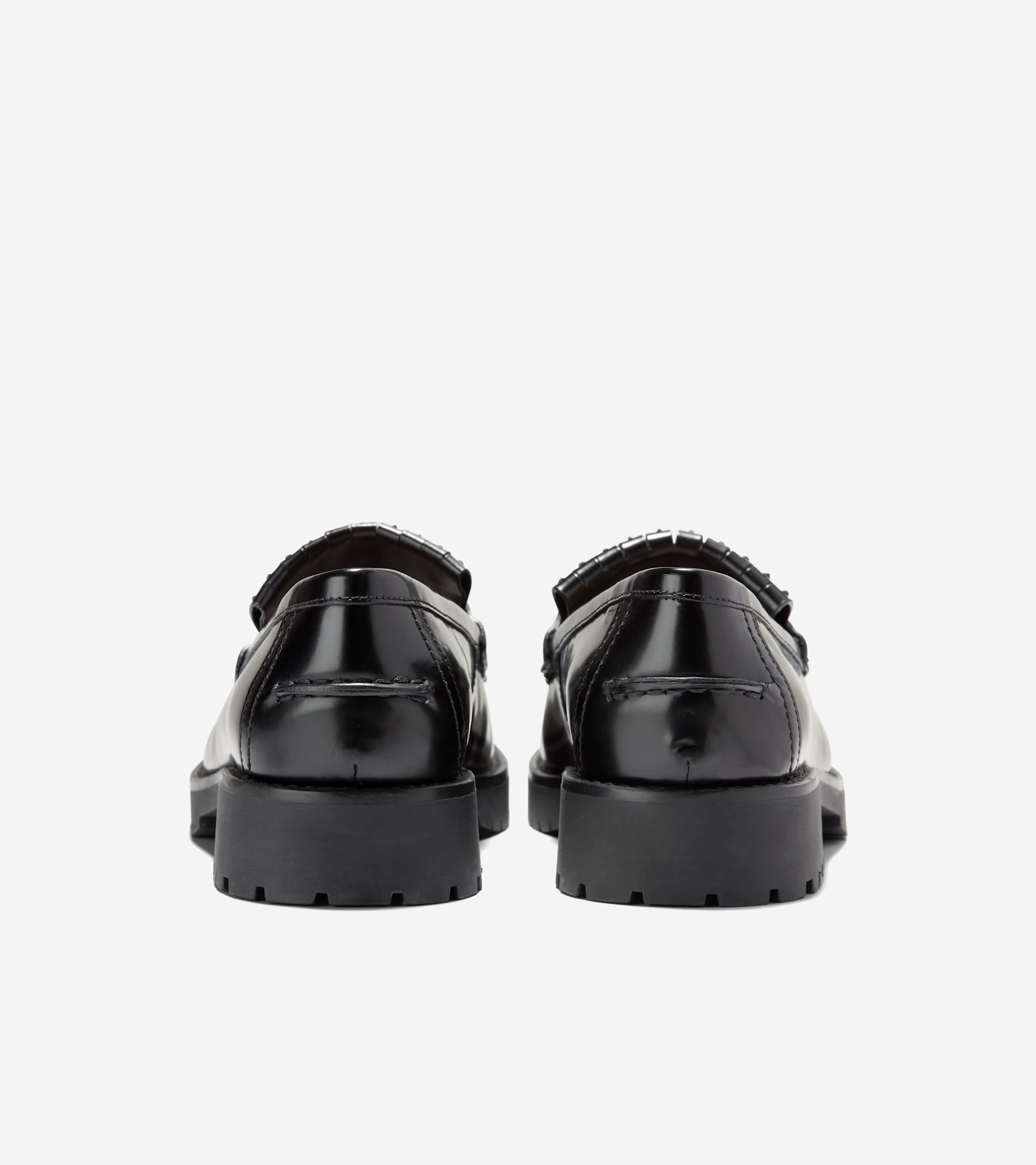 Women's Treena Lug Kiltie Loafers in Black | Cole Haan