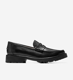 Women's Treena Lug Loafers-Black