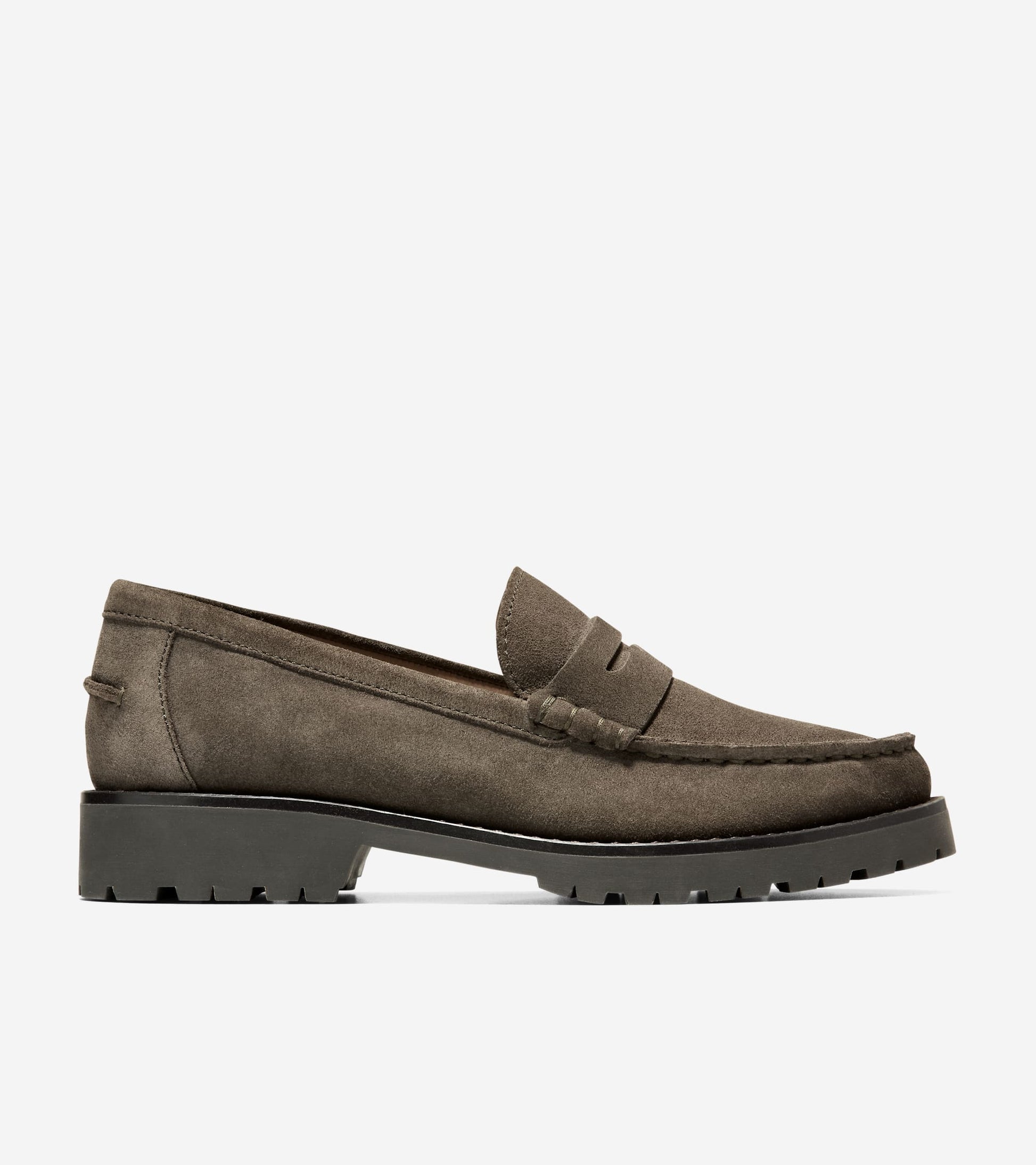 Women's Treena Lug Loafers-Deep Olive