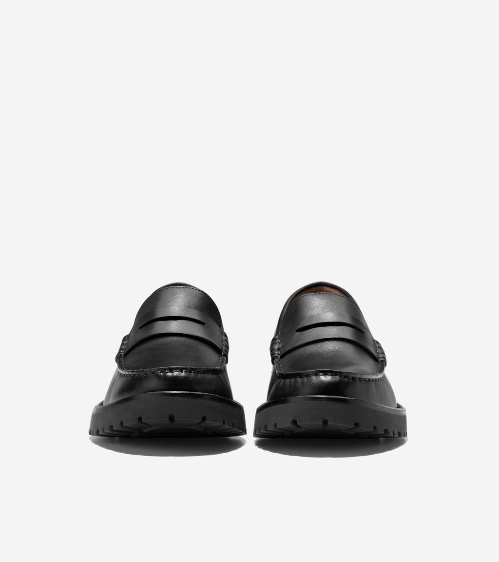 Women's Treena Lug Loafers-Black