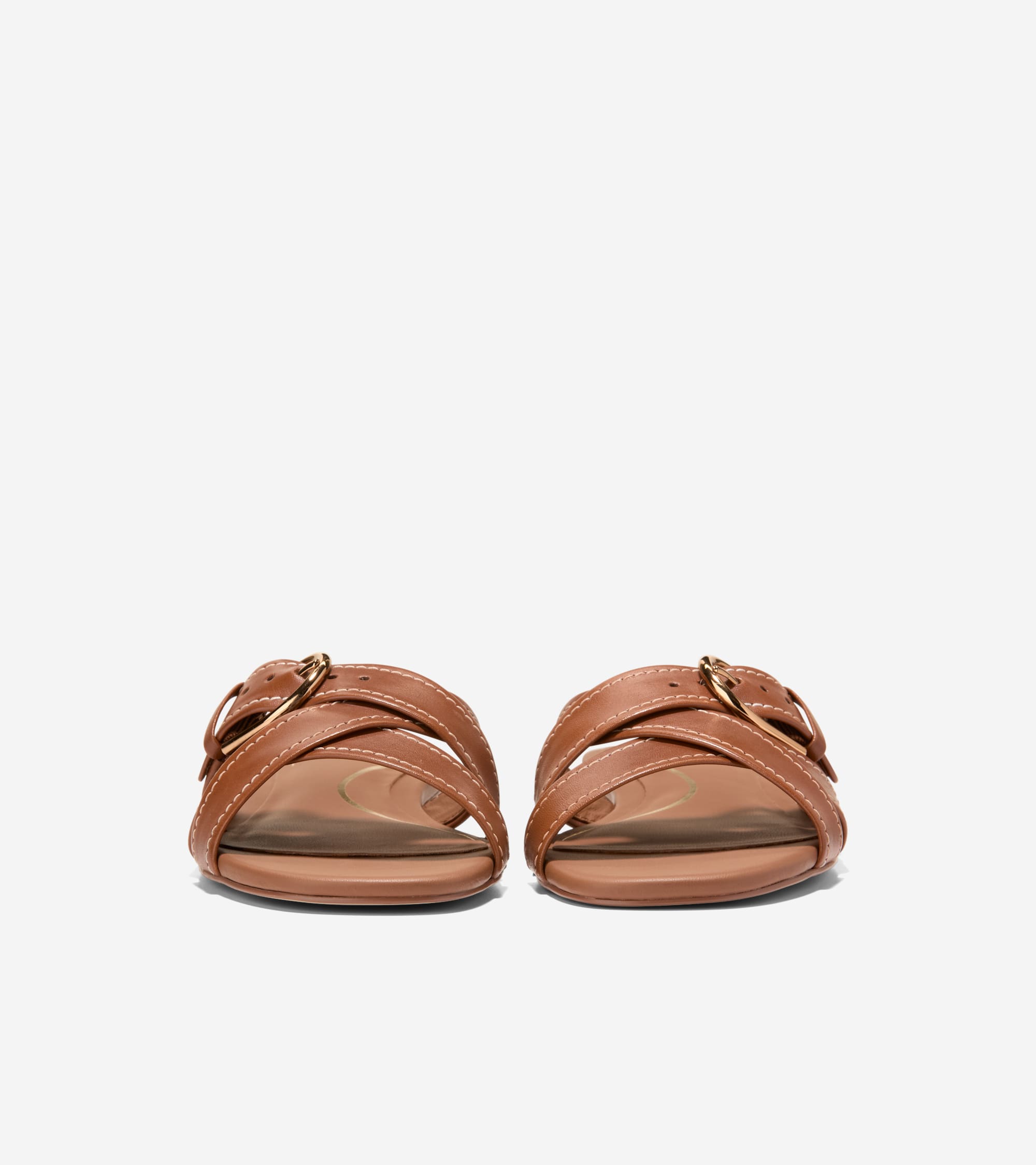 Women's Velma Buckle Slide Sandals in Brown | Cole Haan