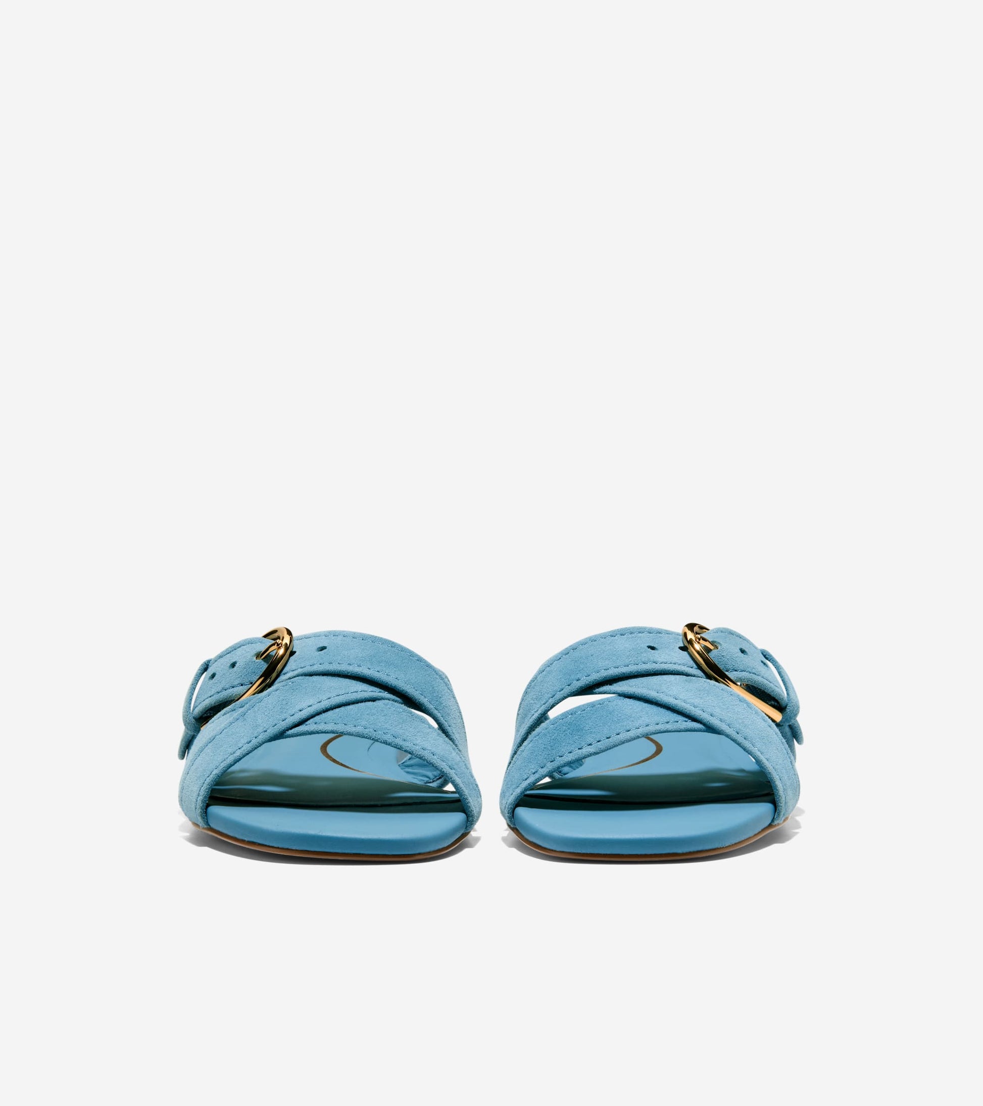 Women's Velma Buckle Slide Sandals-Provincial Blue
