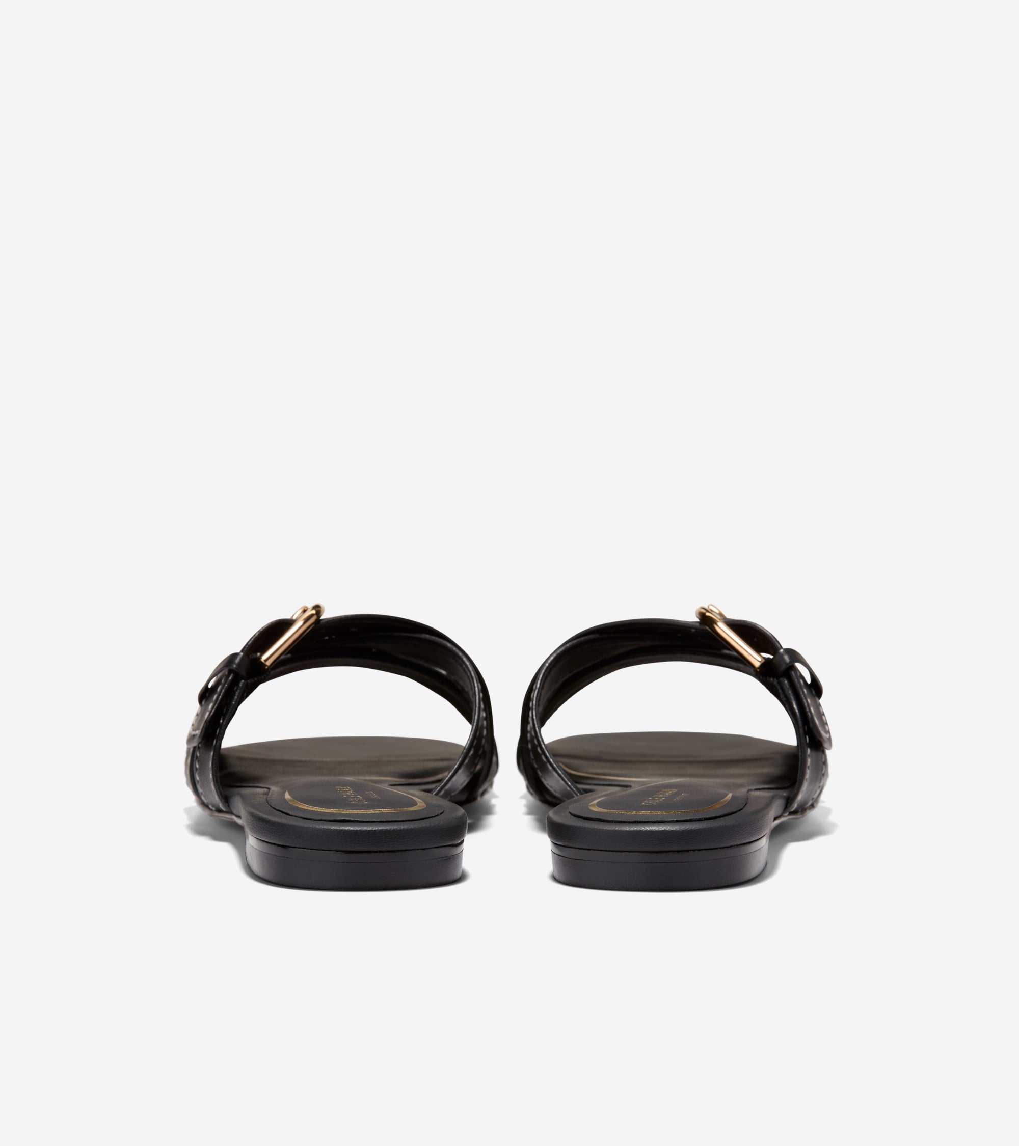 Women's Velma Buckle Slide Sandals in Black | Cole Haan