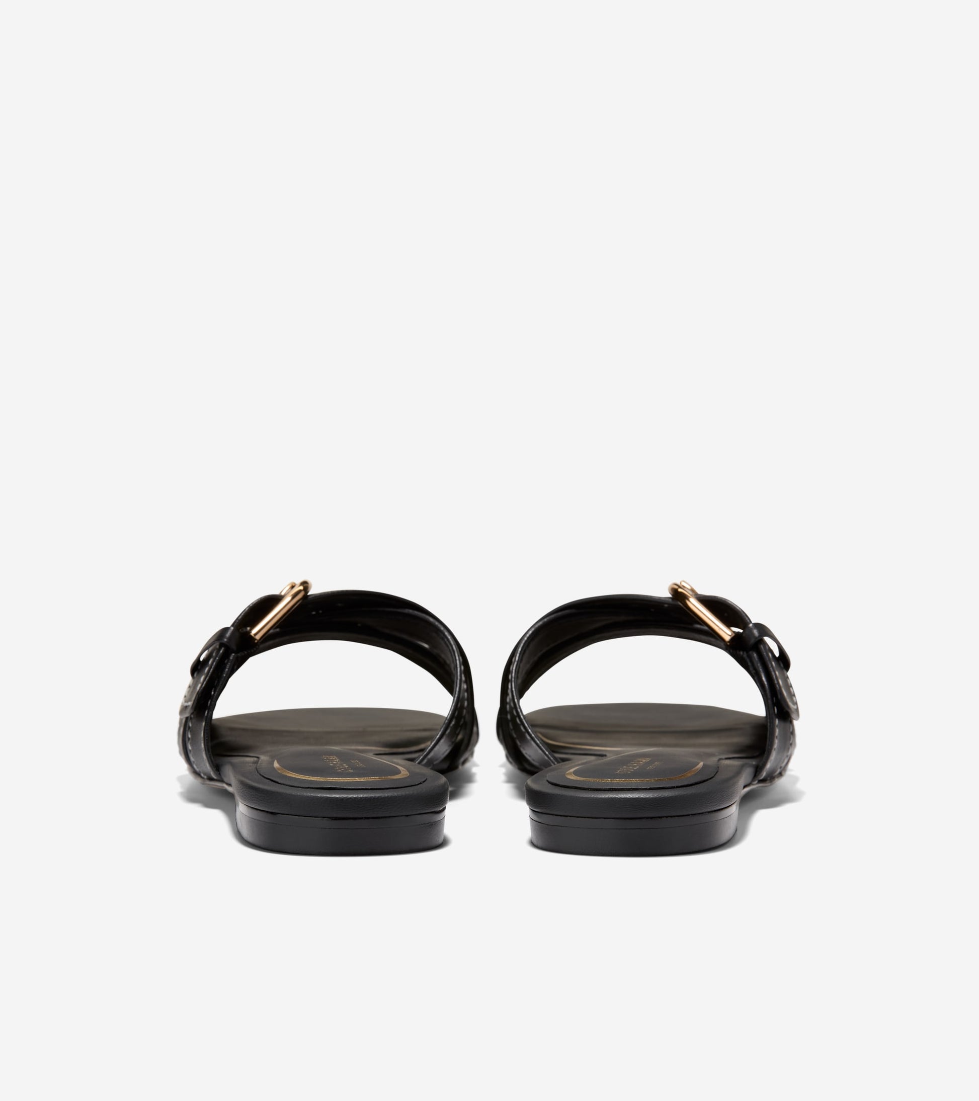 Women's Velma Buckle Slide Sandals-Black