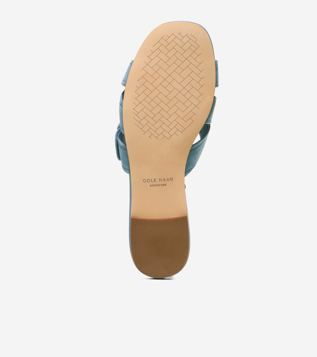 Women's Velma Buckle Slide Sandals-Provincial Blue