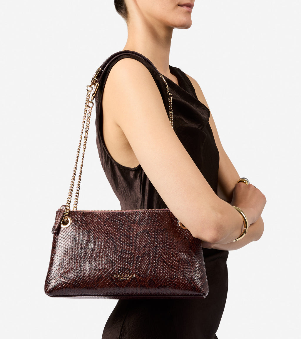 Women's Vivianne Crossbody Bag-Hickory Snake Print