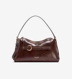 Women's Vivianne Shoulder Bag-Hickory Snake Print
