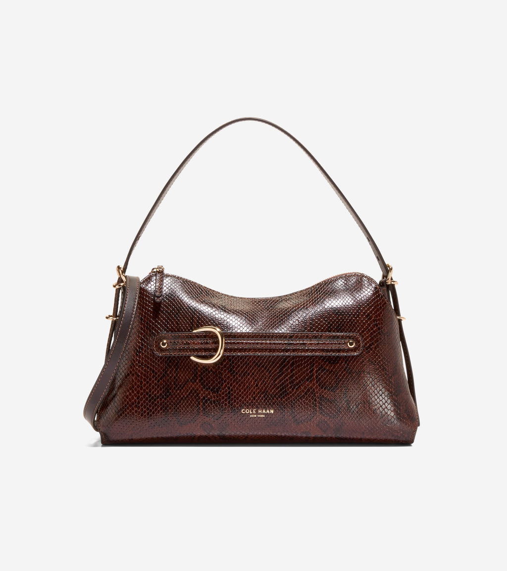 Women's Vivianne Shoulder Bag-Hickory Snake Print