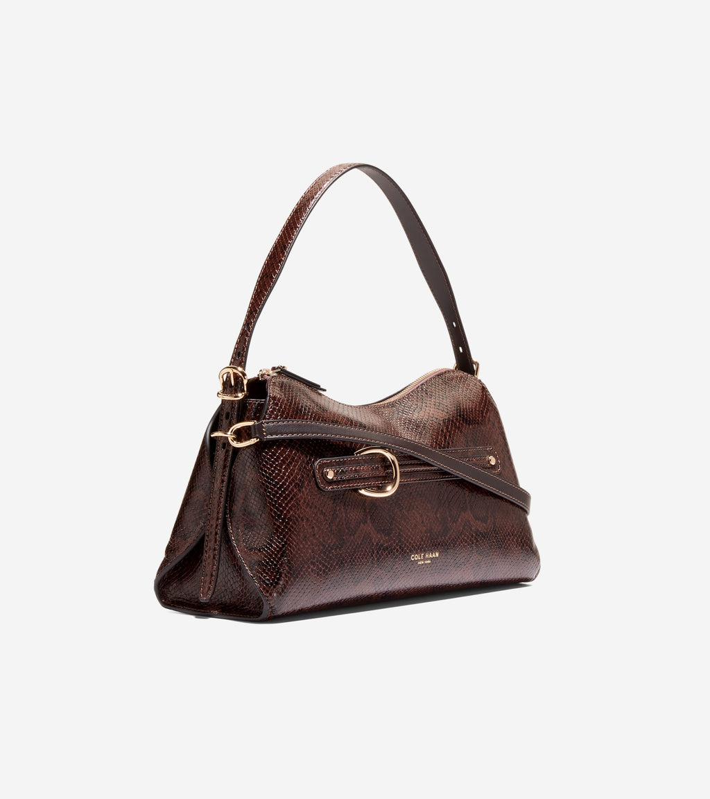 Women's Vivianne Shoulder Bag-Hickory Snake Print