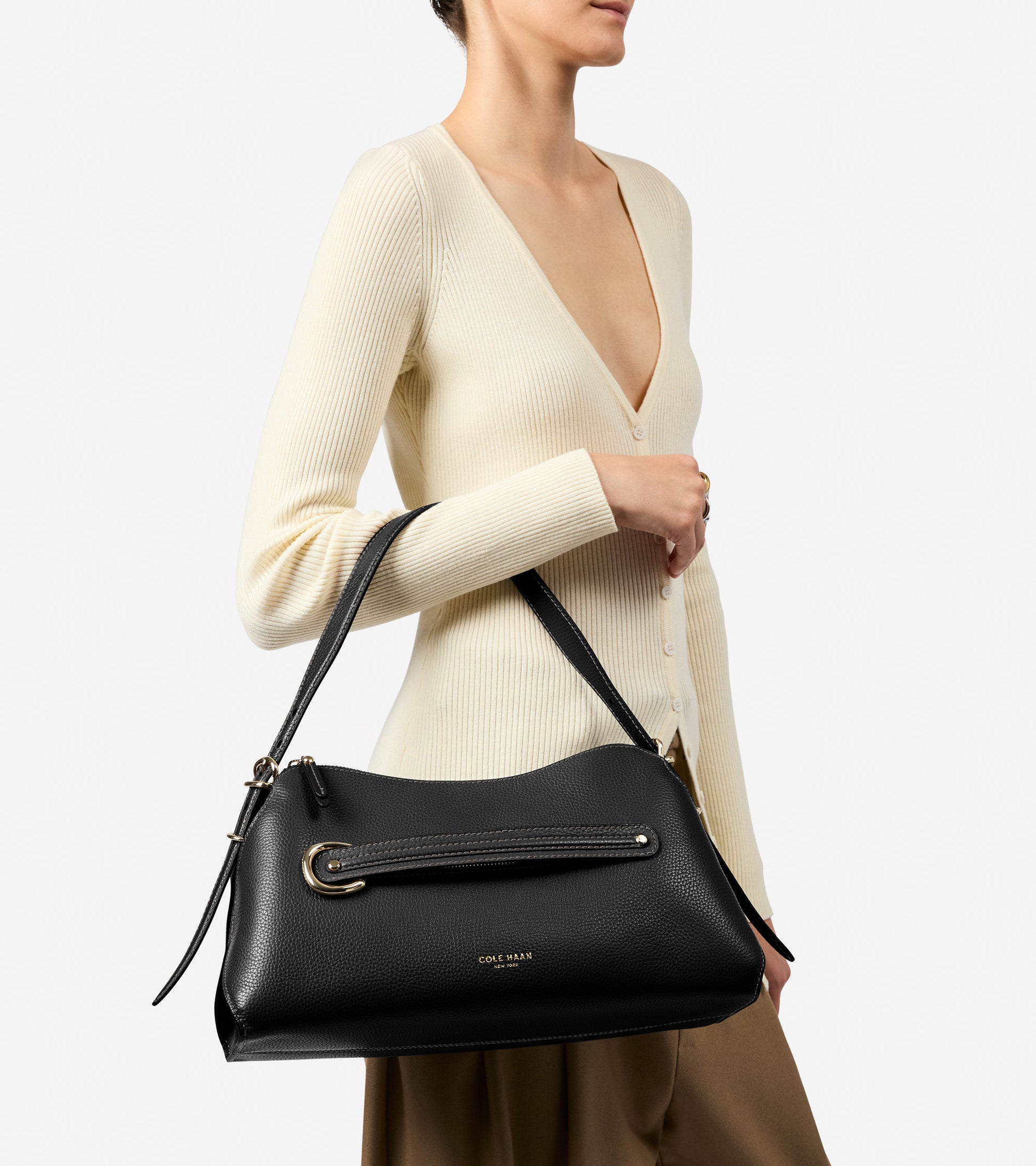 Women's Vivianne Shoulder Bag-Black