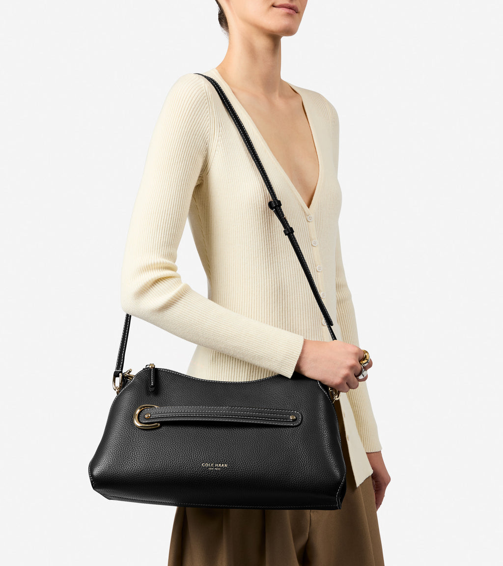 Women's Vivianne Shoulder Bag-Black
