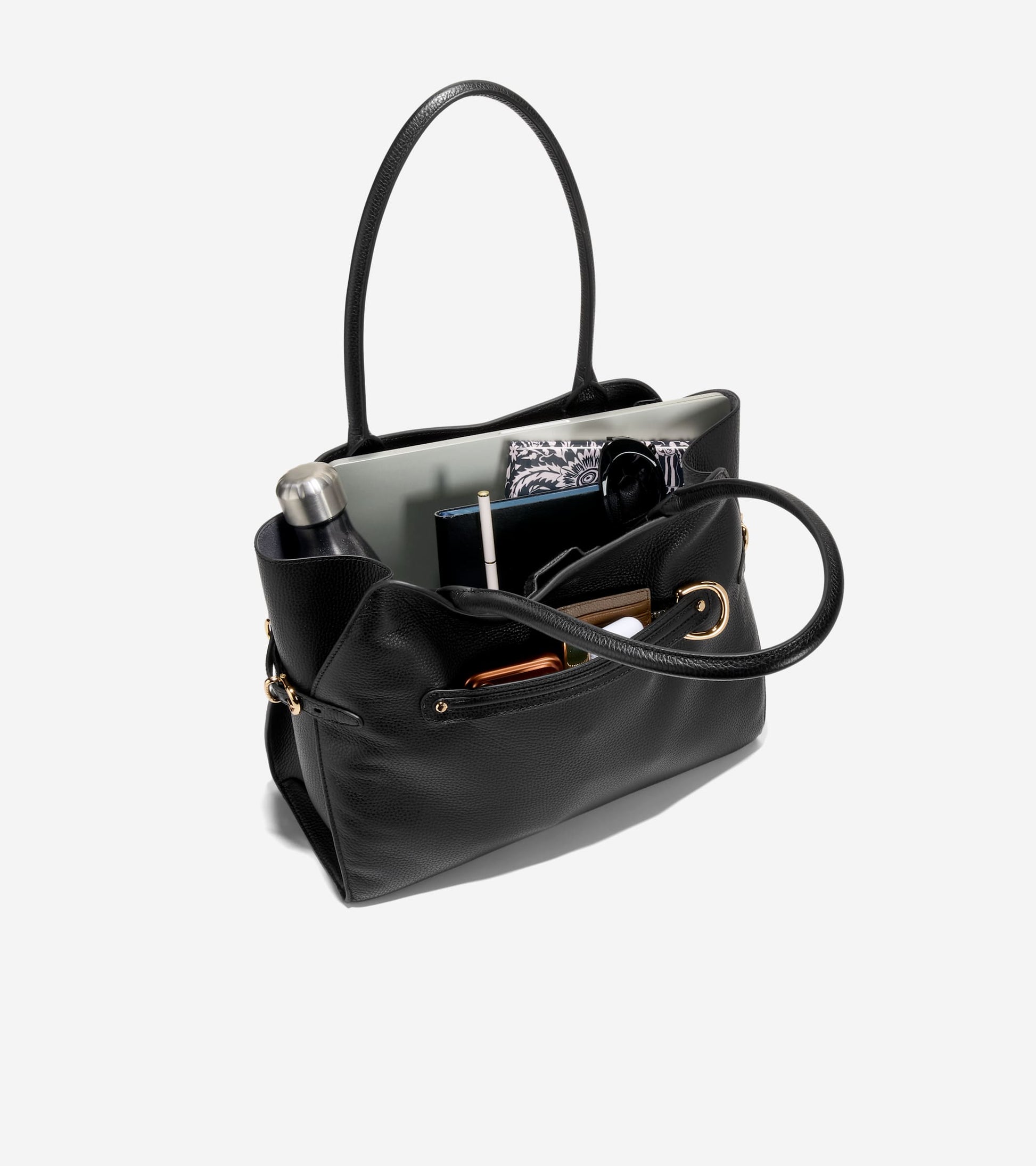 Women's Vivianne Tote Bag-Black