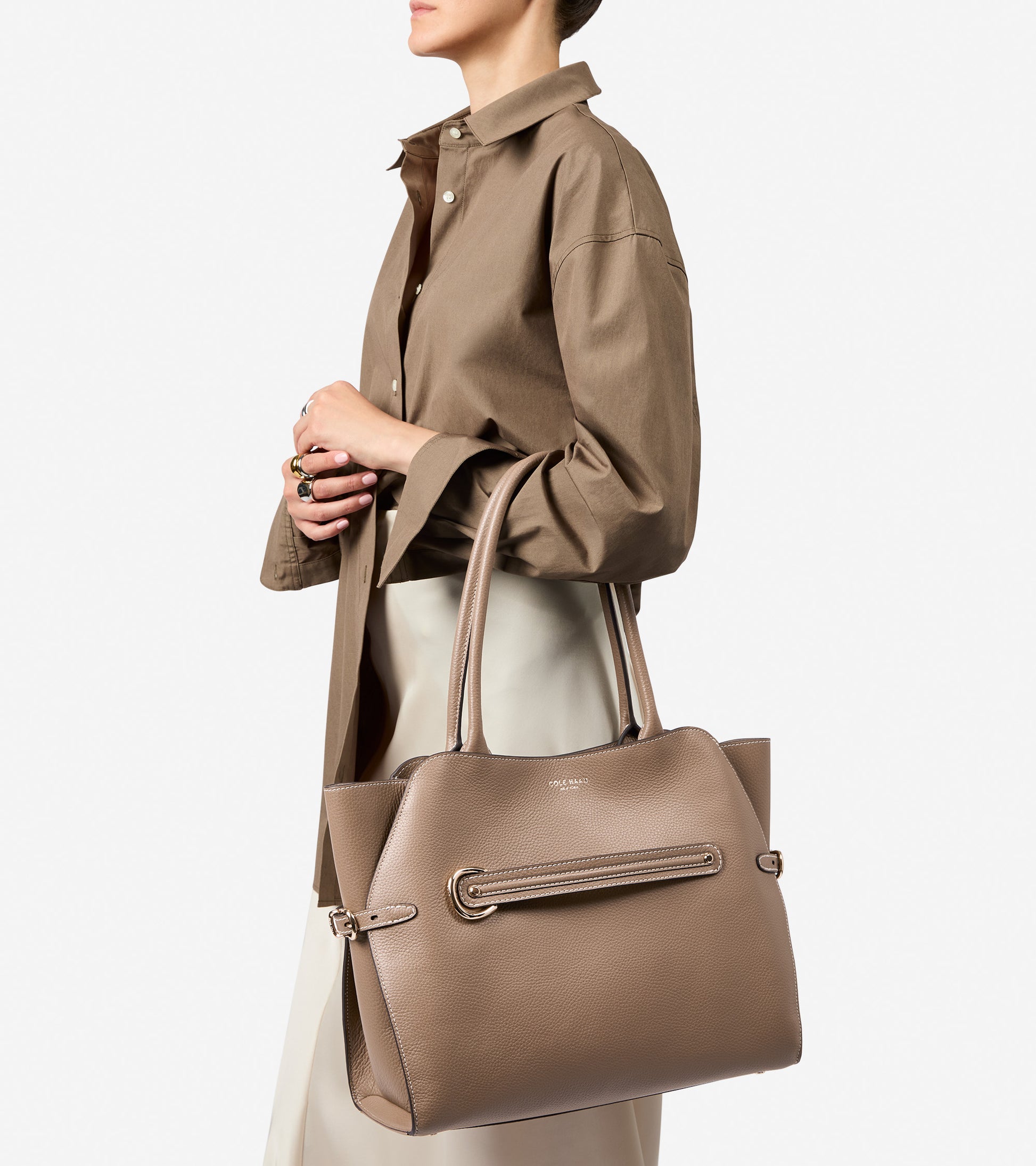 Women's Vivianne Tote Bag-Irish Coffee