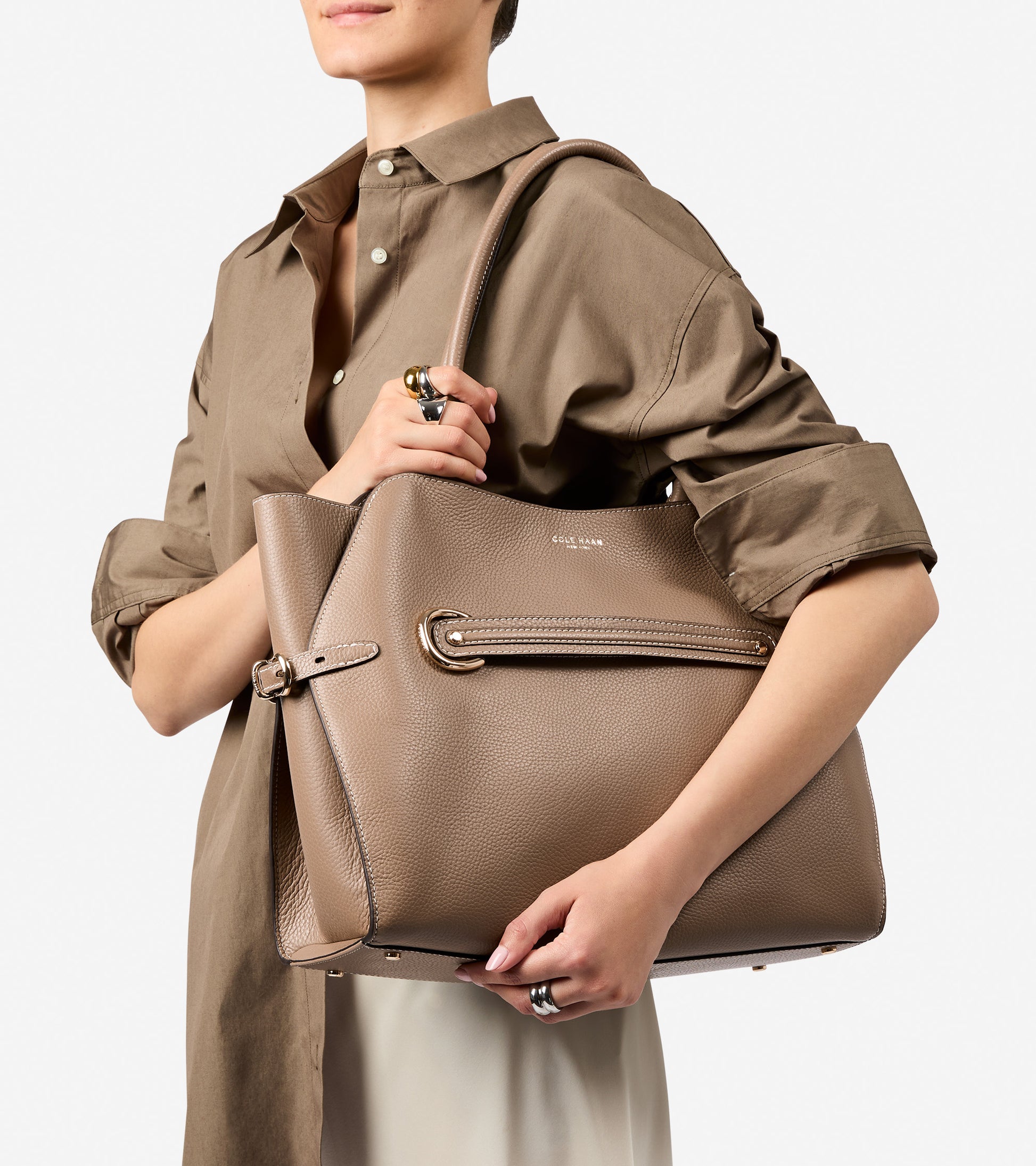 Women's Vivianne Tote Bag-Irish Coffee